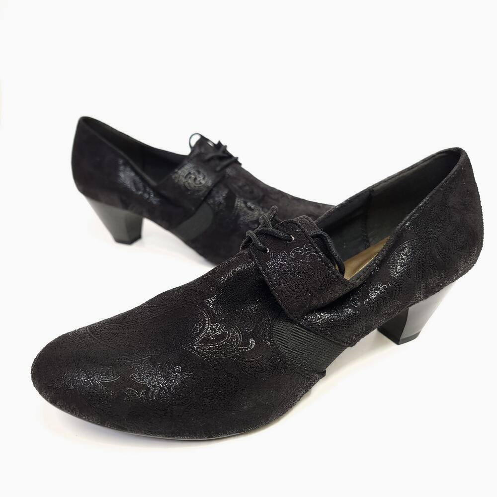 Soft Style Hush Puppies Shoe Size 9.5 Black Heel​​